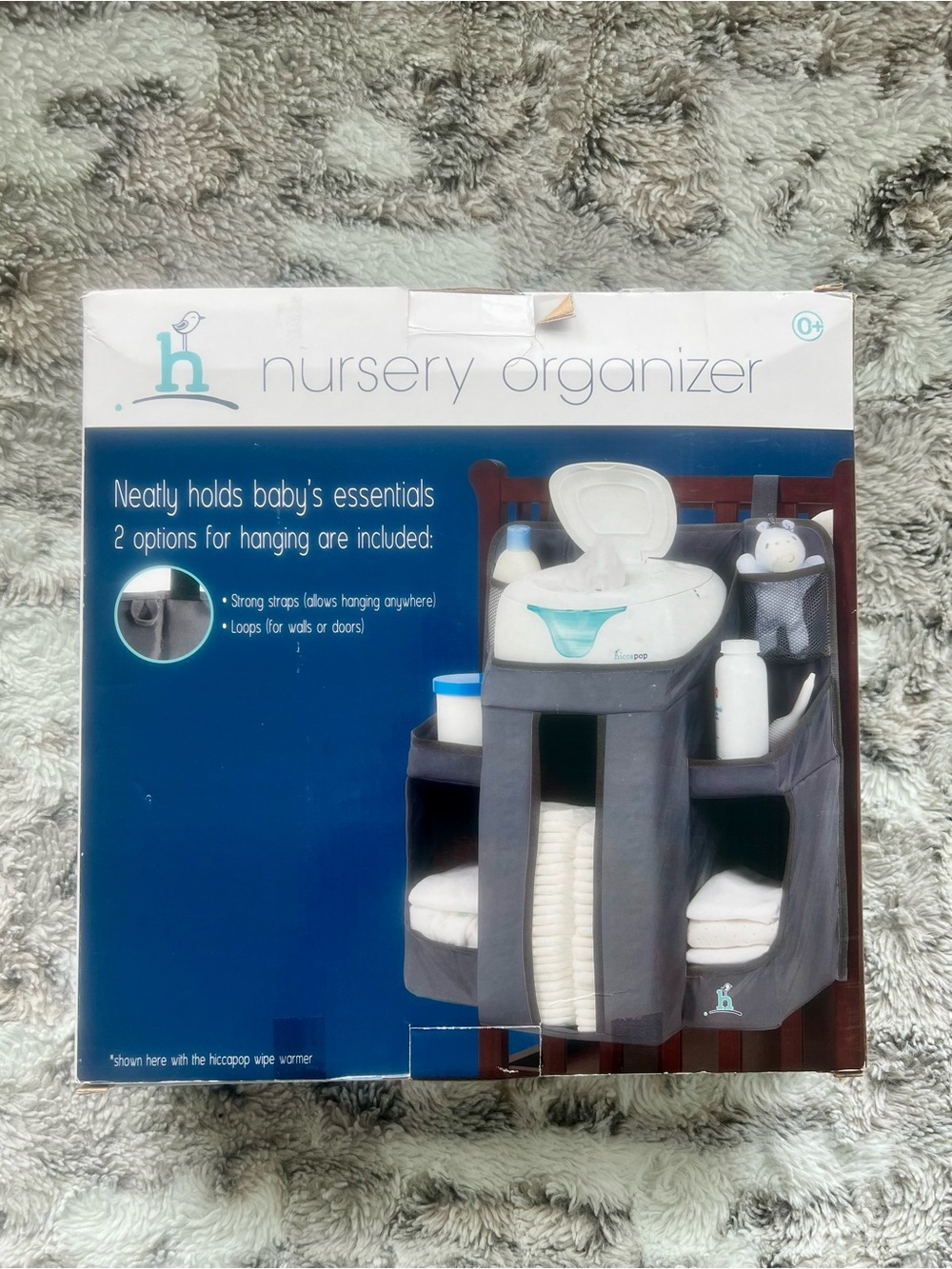 Hiccapop Nursery Organizer for Crib (Gray) - Picture 2 of 3